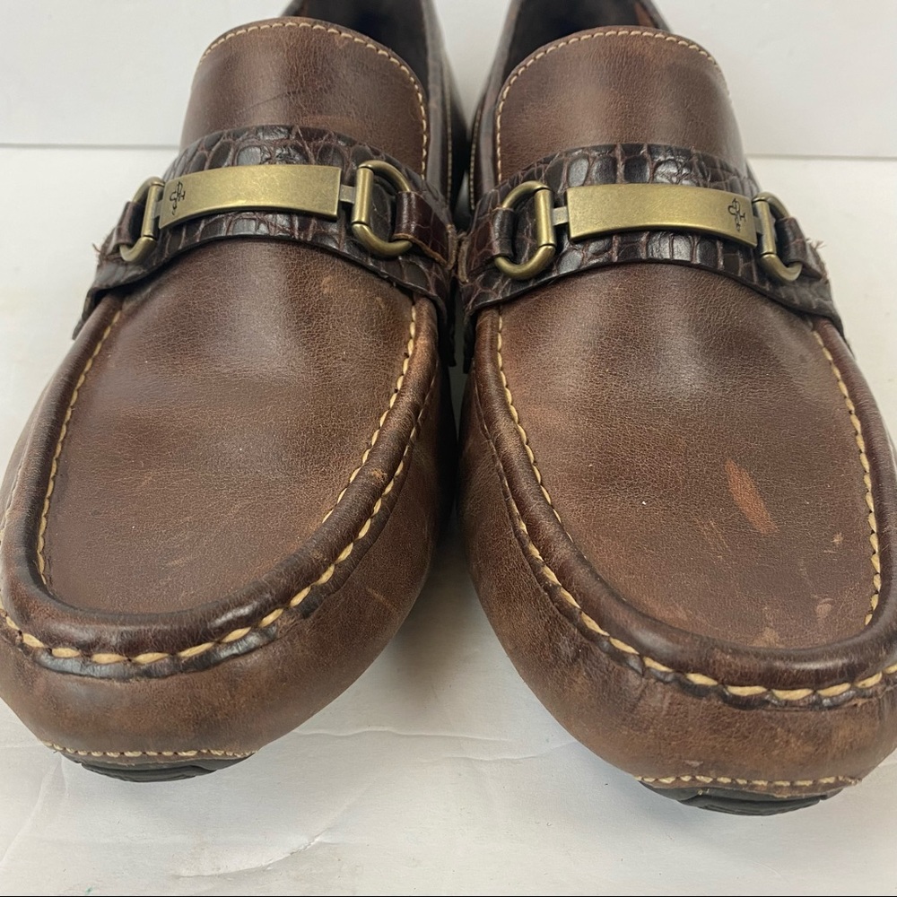 Cole Haan Venetian Loafer Men's 10 M French Roast Brown Loafers Buckle C11396 - Picture 4 of 13